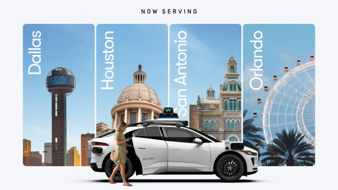 Waymo Launches in Four New Cities