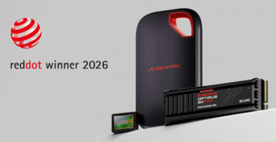 SanDisk Wins Red Dot Awards for Design