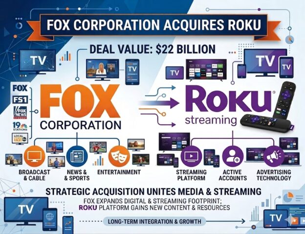 Fox to Buy Roku for $22 Billion