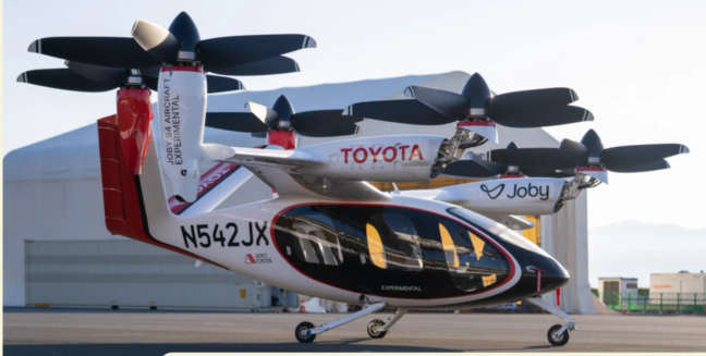 Joby Aviation Launches Alliance With Toyota