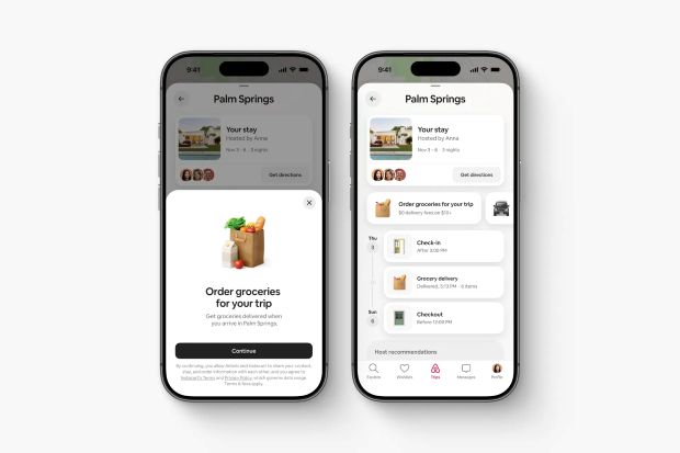 Airbnb to Offer Groceries Via Instacart